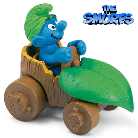 Schleich Štrumpfovi - Štrumpf u autu 40264