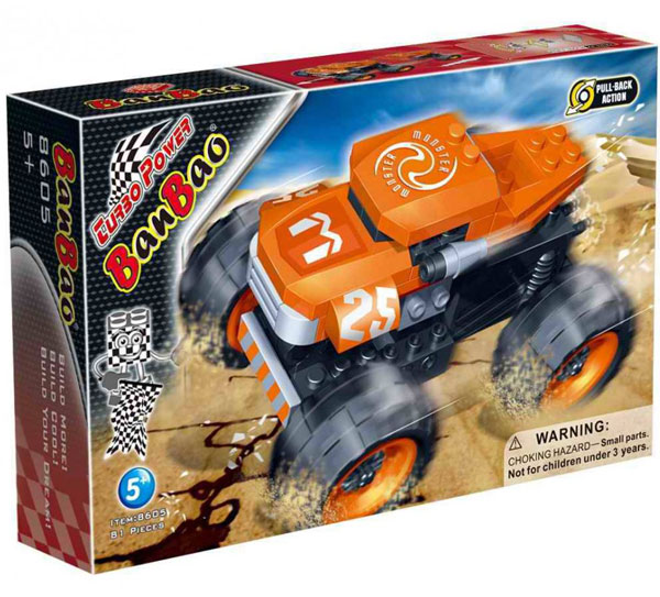 BanBao Automobil na potez - Monster 8605