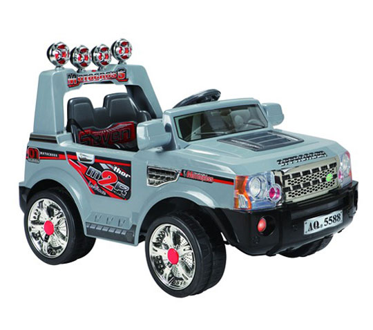 Džip na akumulator 209 sivi