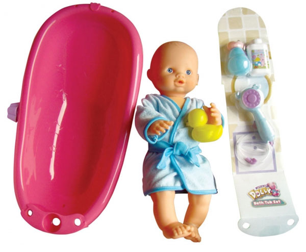 Content Toys Lutka 38cm sa setom za kupanje 6240234