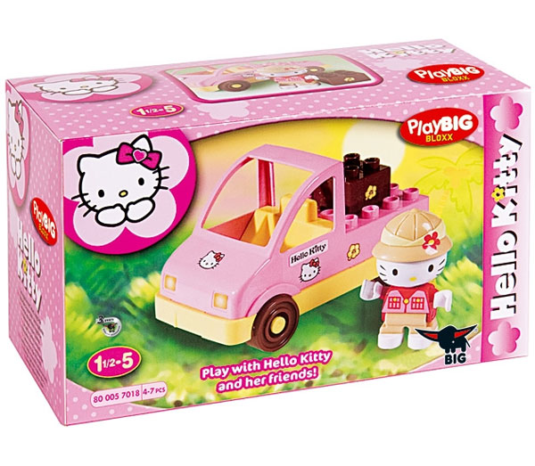 PlayBIG Kocke Hello Kitty Mini Set Safari Džip 6030937