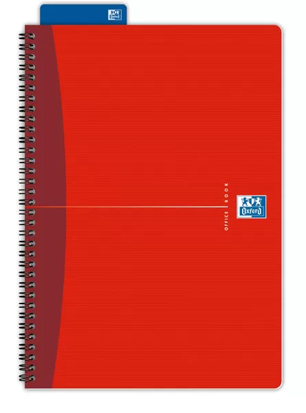 Sveska Oxford Office Essentials A4 kvadratići 06XO141 Red