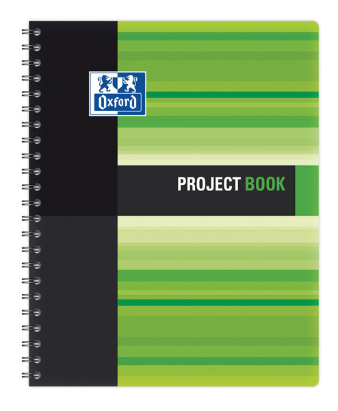 Sveska Oxford Student Project book 233x298mm kvadratići 06XS4 Green