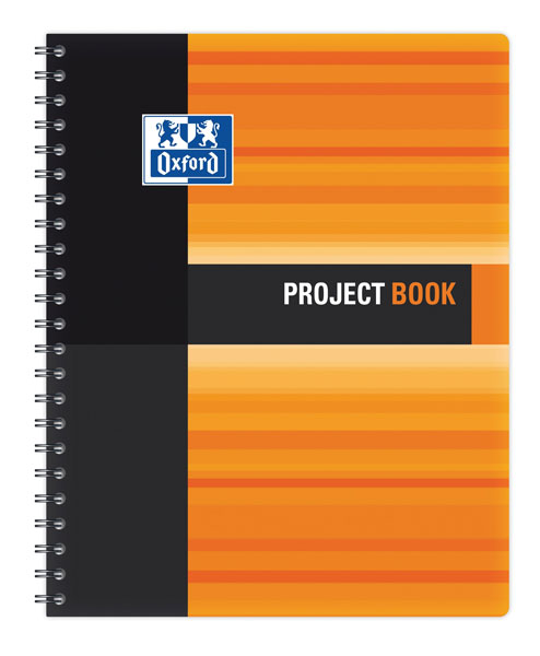 Sveska Oxford Student Project book 233x298mm kvadratići 06XS4 Orange