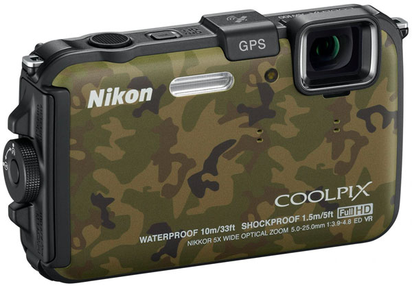 Nikon Coolpix Vodootporni fotoaparat AW100 Camouflage 16672