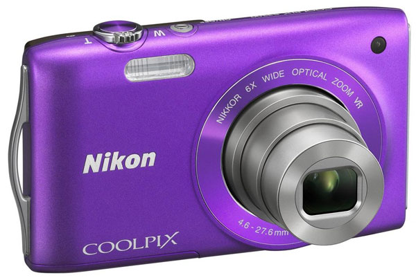 Nikon Digitalni Fotoaparat CoolPix S3300 Ljubičasti 16789/16622