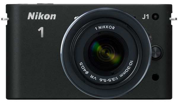 Nikon 1 digitalni fotoaparat sa zamenljivim objektivima J1 Crni set sa objektivom 10-30mm VR 16695