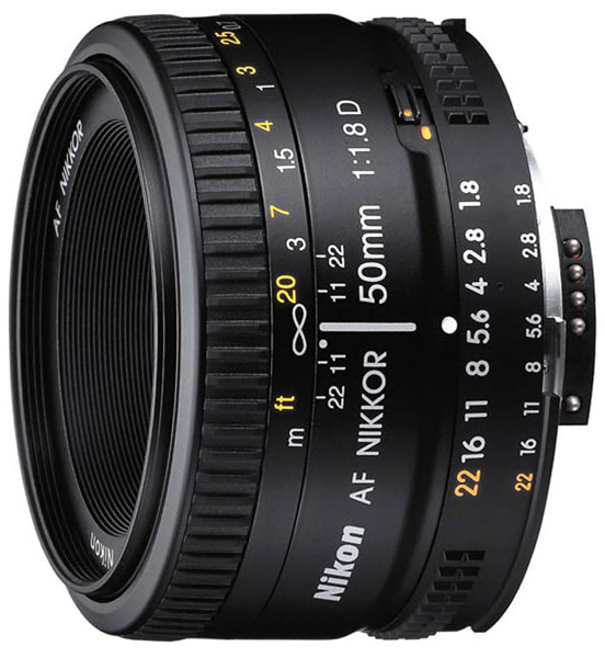 Nikon Objektiv 50mm f/1.8D AF NIKKOR 11055