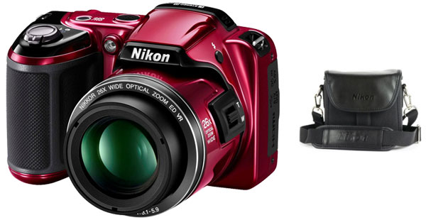 Nikon Digitalni Fotoaparat CoolPix L810 Crveni + poklon torba CS-P08 17185
