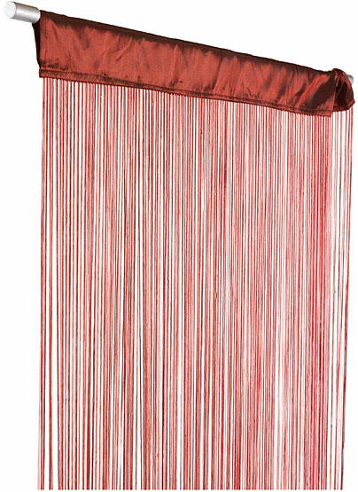 Zavesa 2Lif Crvena Sa Resicama 250 x 90 cm