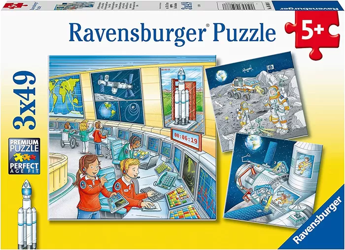 Ravensburger Puzle 3x49 Svemirska misija 05088