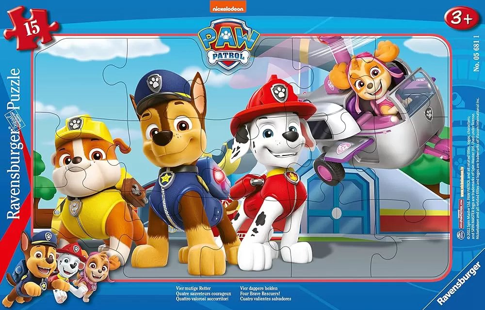 Ravensburger Puzzle slagalica za decu 15 delova Paw Patrol 05681