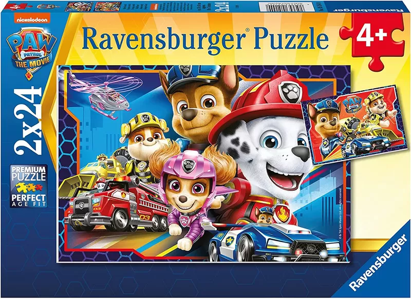 Ravensburger Puzzle slagalice 2x24 dela Uvek spremne Patrolne šape05154