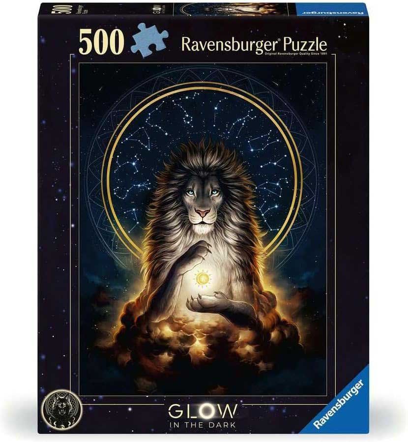 Ravensburger Star Line Puzzle Svetlosni lav - Slagalica koja svetli u mraku 500 delova  12000480