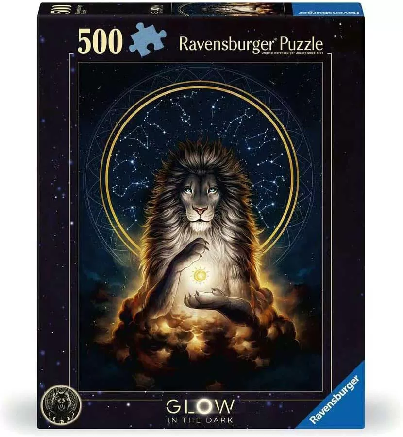 Ravensburger Star Line Puzzle Svetlosni lav - Slagalica koja svetli u mraku 500 delova 12000480