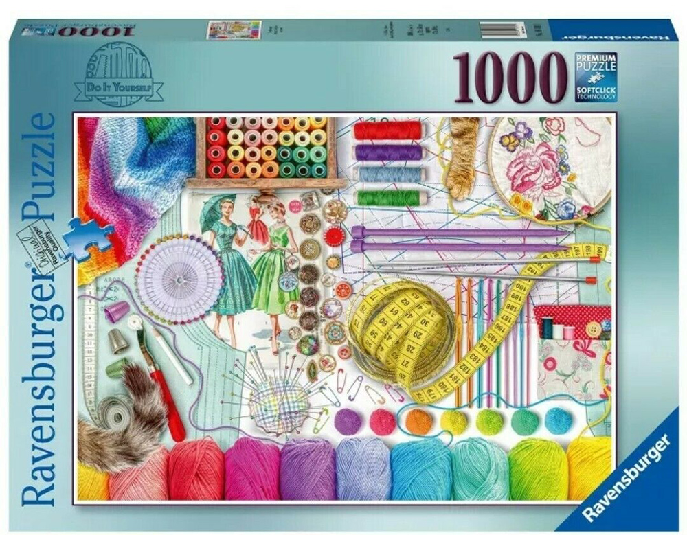 Puzzle slagalica 1000 delova Šivenje i pletenje Ravensburger 16191