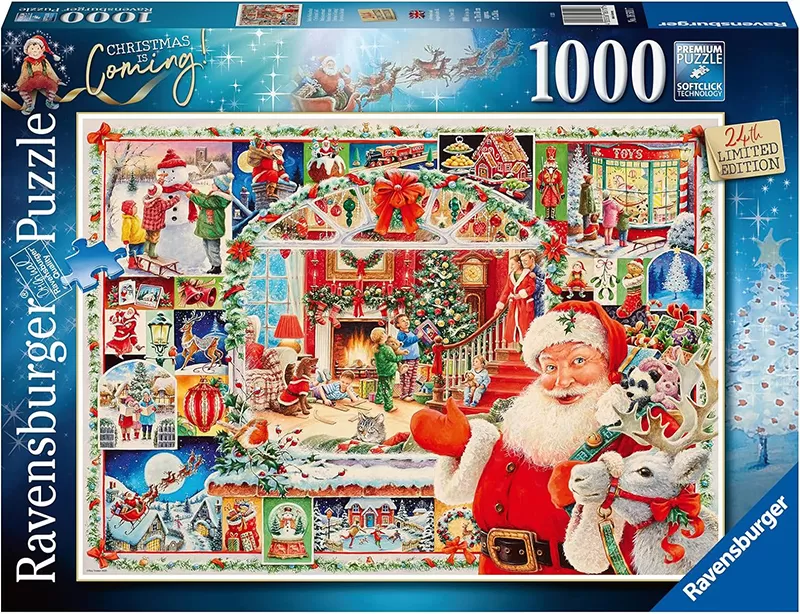Puzzle slagalica 1000 komada Božić stiže! Ravensburger 16511