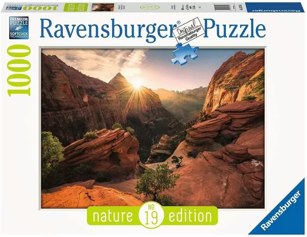Ravensburger Puzzle slagalica Nature Edition - Kanjon Zion, SAD 1000 komada 12000118