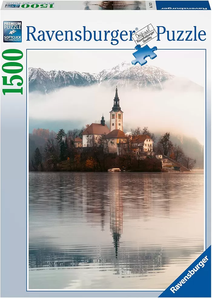 Ravensburger Puzzle slagalica Ostrvo želja Bled Slovenija 1500 delova 12000740