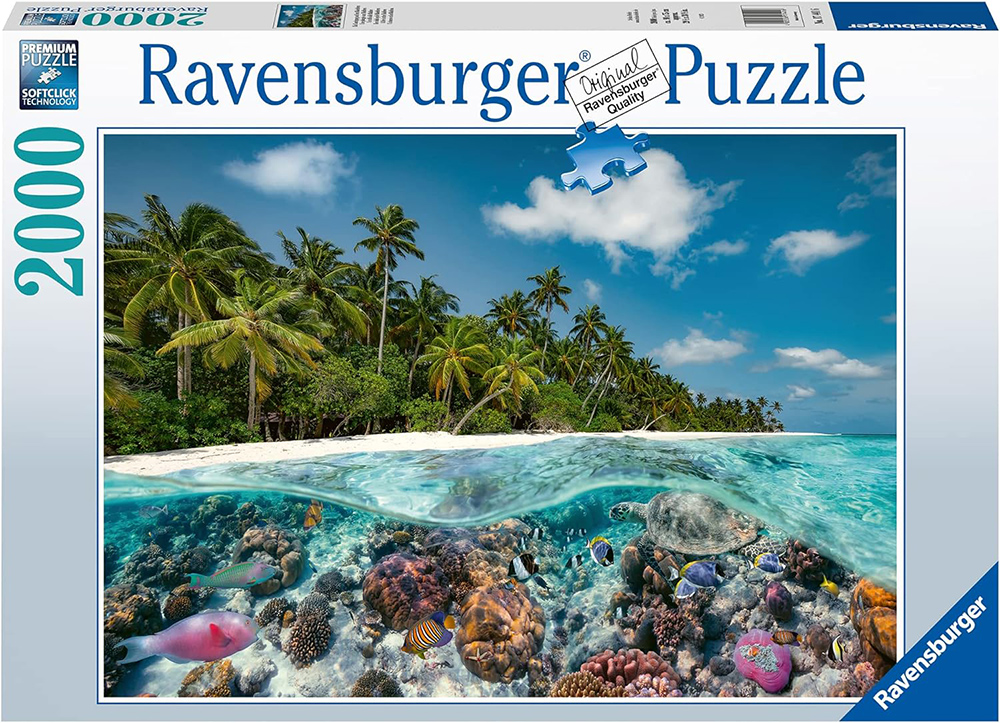 Puzzle slagalica za odrasle 2000 delova Ronjenje na Maldivima Ravensburger 17441