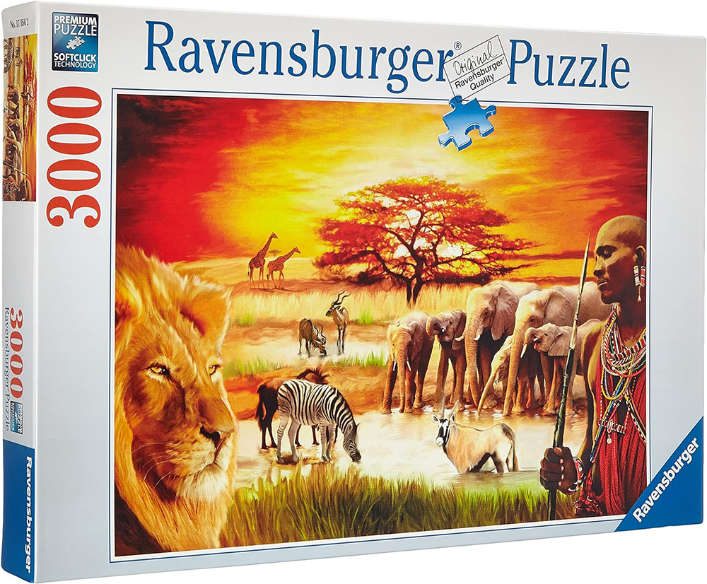 Ravensburger Puzzle slagalica za odrasle 3000 Masai u savani 17056