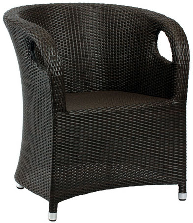 Fotelja od PP Ratana Sardinia Dark Brown