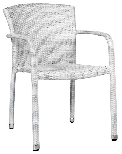 Stolica od Tehno Ratana Monaco White Wash