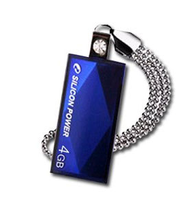 Silicon Power Flash Memorija 4GB USB 2.0 Touch 810 Blue SP004GBUF2810V1B