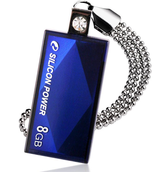 Silicon Power 8GB USB 2.0 Touch 810 Blue SP008GBUF2810V1B