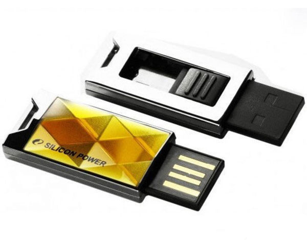 Silicon Power 16GB USB 2.0 Touch 850 Amber SP016GBUF2850V1A