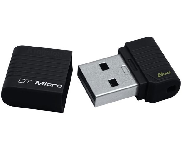 Kingston 8GB USB 2.0 DataTraveler Micro Black DTMCK/8GB