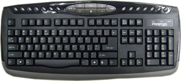 Prestigio Multimedijalna tastatura USB PKB03SI