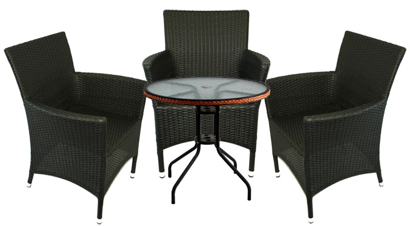 Garnitura Za Sedenje Etienne III - 3 Fotelje + Stočić