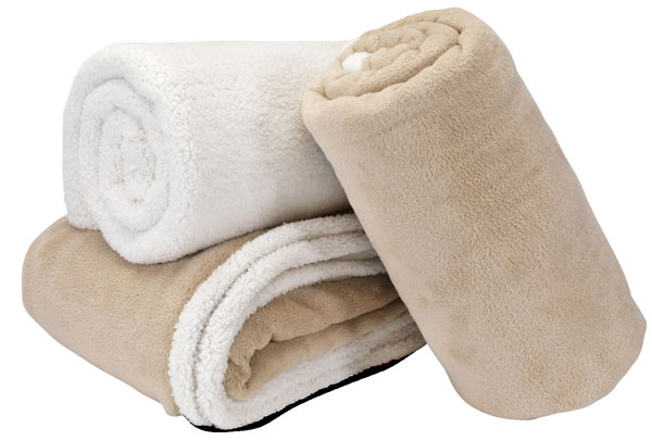 Ćebe 130x170cm imitacija jagnjeće kože