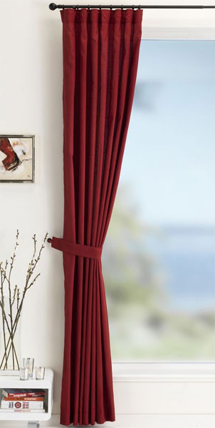 Zavesa MICHELLE 140x175cm crvena