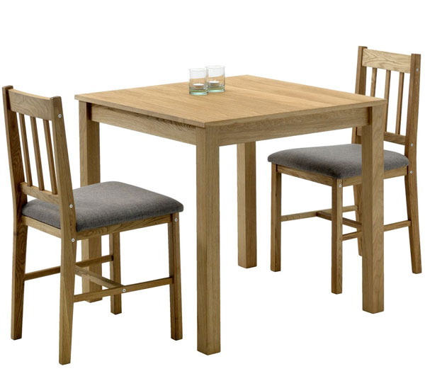 Trpezarijska garnitura PRESCOTT sto D80 + 2 stolice