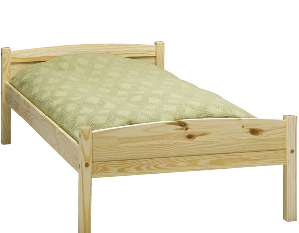 Krevet Jorg 90x200 lakirana borovina + dušek Basic S10