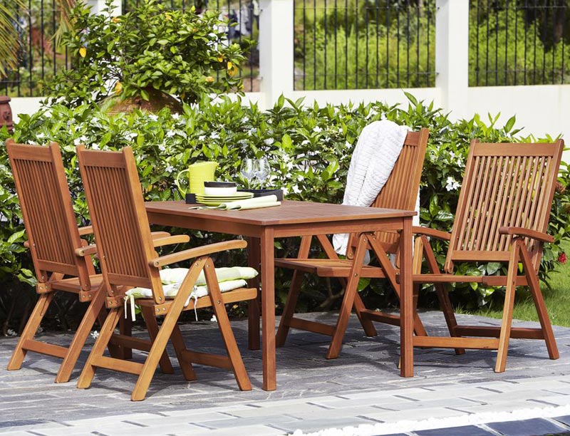 Baštenska Garnitura Od Tvrdog Drveta - Indiana