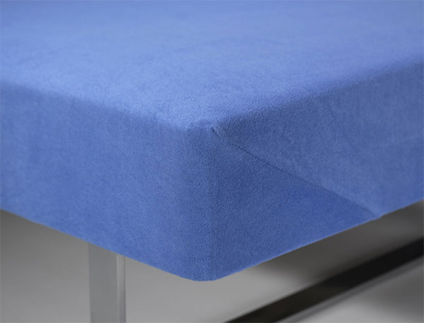 Čaršav frotir 140/150×200cm plave boje