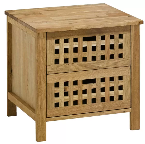 Noćni ormarić LUPO 2 fioke orah