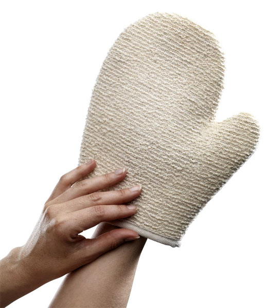 Rukavica za piling bambus