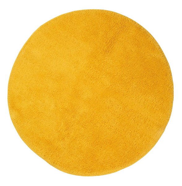 Prostirka za kupatilo Circle Ø56 žuta - Image 1