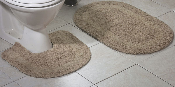 Set prostirki za kupatilo 2 komada Loara