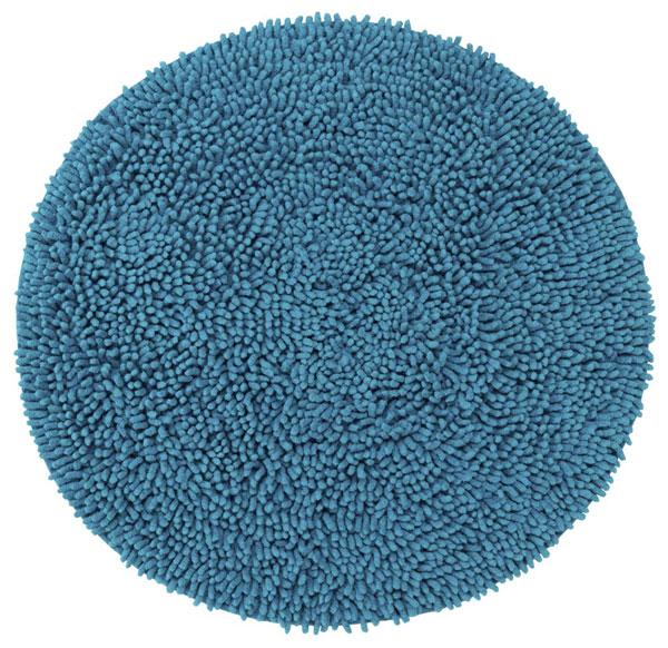 Kružna prostirka za kupatilo Petra 60 petrolej