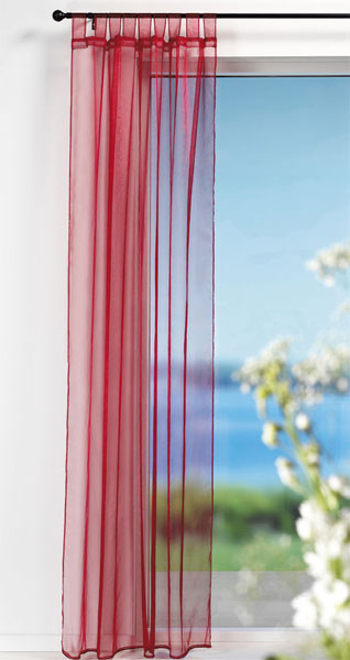 Zavesa Olga 1x145x245cm Bordo