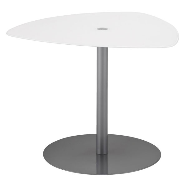 Stočić Glamour belo staklo