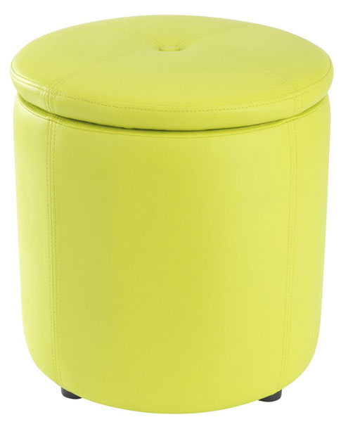 Tabure Ferdinand sa prostorom za odlaganje - limeta - Image 1