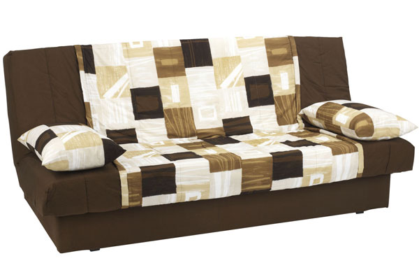 Klik-klak krevet - kauč Easy bež / braon