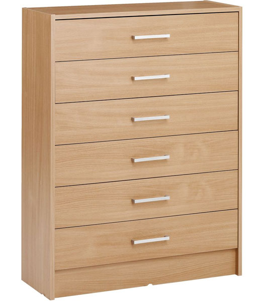 Komoda Hit 6 fioka bukva - Image 1