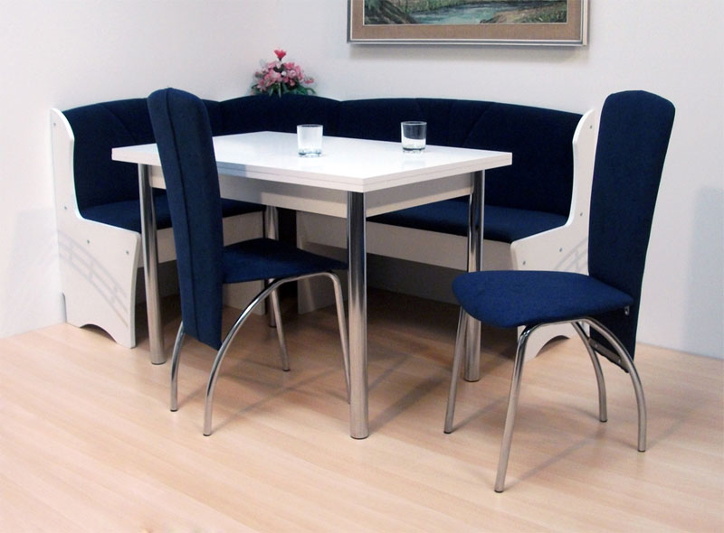 Trpezarijski Set Roda 164 Belo-Caribu Blu - Image 1